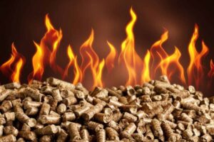 pellet tra le fiamme