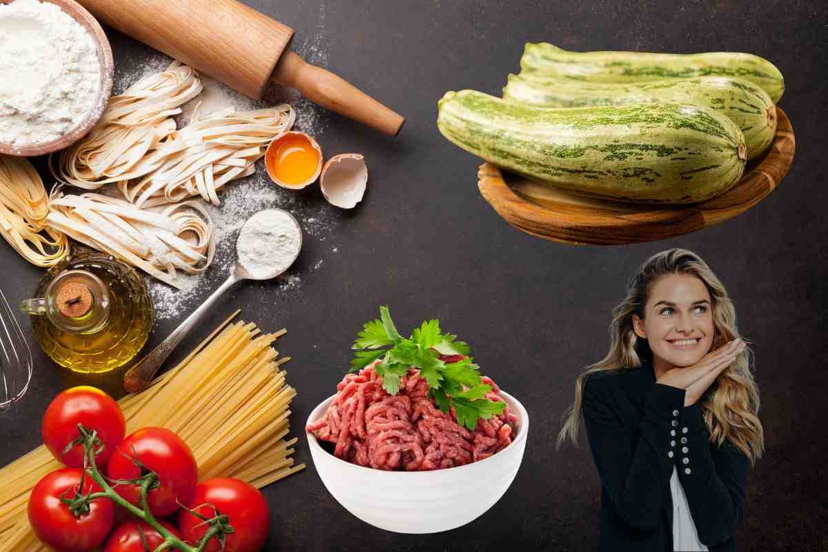 ingredienti per la preparazione del ragù in bianco 